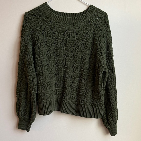 harper heritage Sweaters - Harper Heritage Green Knit Sweater